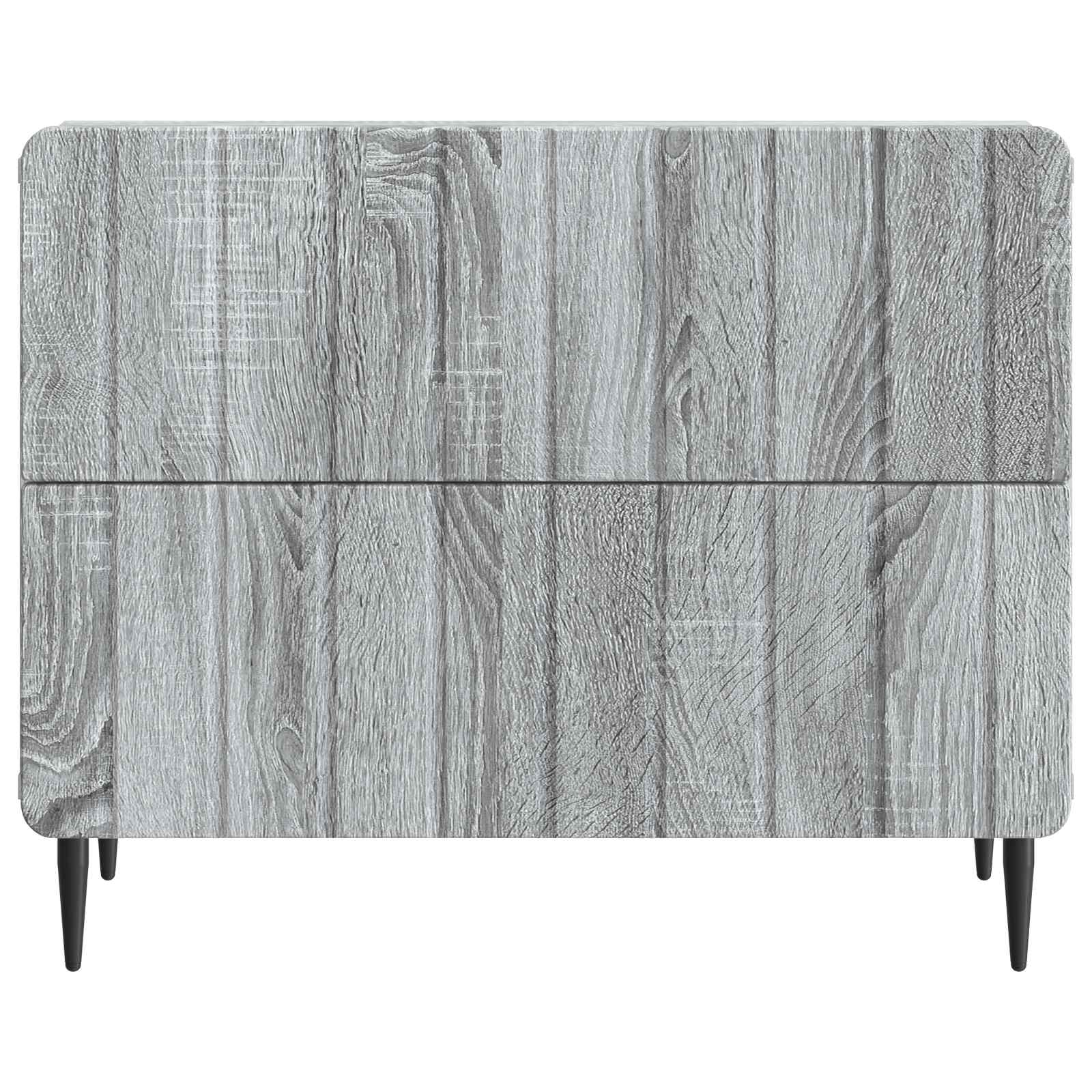 Armadio da Notte con cassetto Grigio Sonoma 62 x 34,5 x 49,5 cm | homemem39