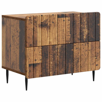 Armadio da Notte con cassetto Legno antico 62 x 34,5 x 49,5 cm