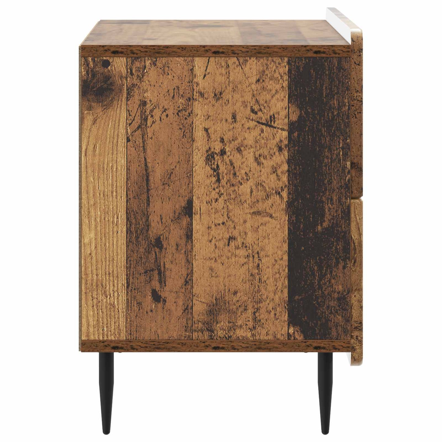 Armadio da Notte con cassetto Legno antico 62 x 34,5 x 49,5 cm