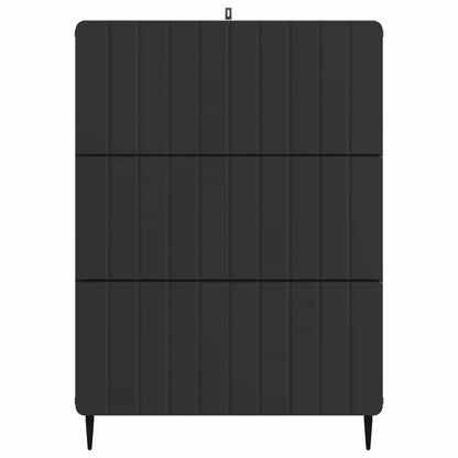 Mobile con Cassetti Nero 66 x 34,5 x 92 cm Legno ingegnerizzato | homemem39