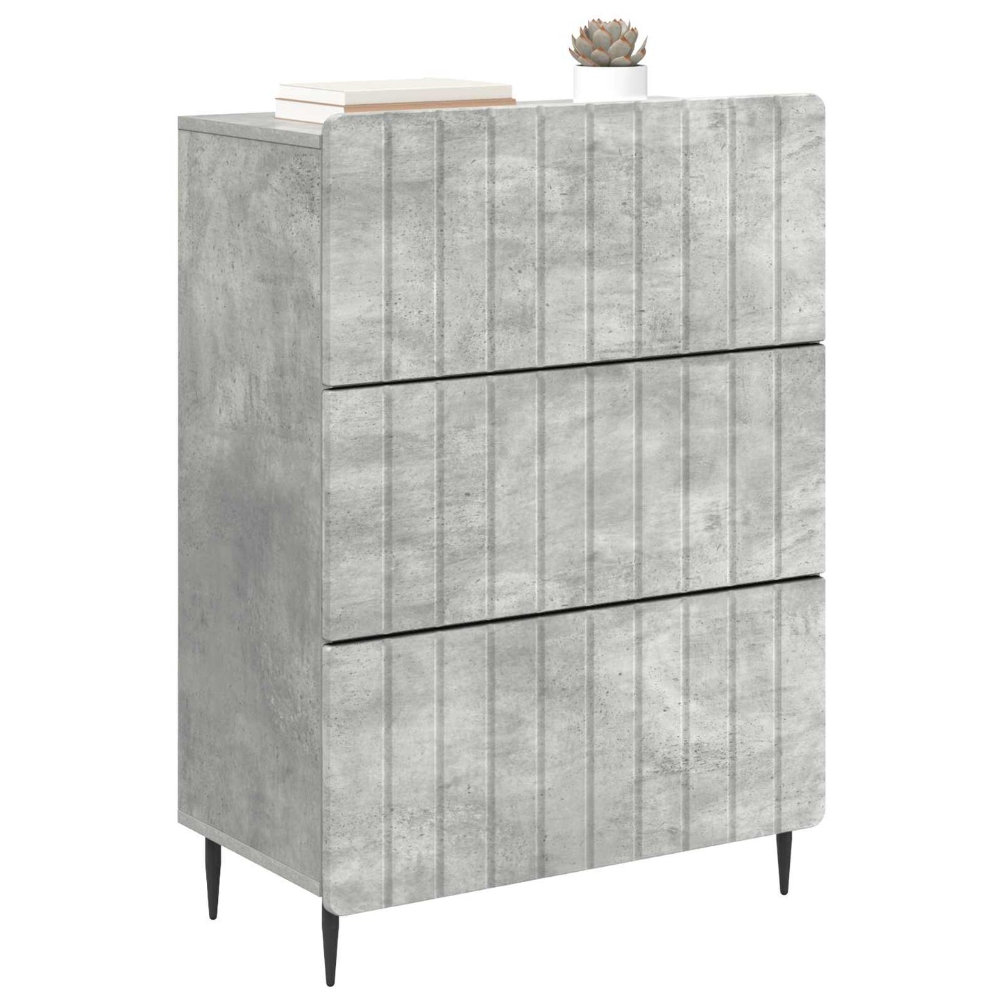 Mobile con Cassetti Grigio Cemento 66 x 34,5 x 92 cm | homemem39
