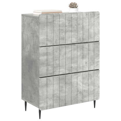 Mobile con Cassetti Grigio Cemento 66 x 34,5 x 92 cm