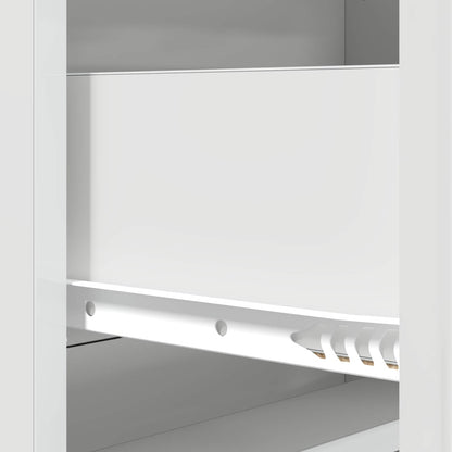 Mobile con Cassetti Bianco Lucido 66 x 34,5 x 92 cm