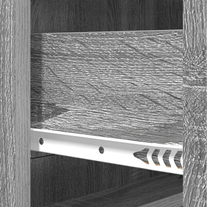 Mobile con Cassetti Grigio Sonoma 66 x 34,5 x 92 cm