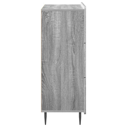 Mobile con Cassetti Grigio Sonoma 66 x 34,5 x 92 cm