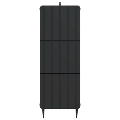 Mobile con Cassetti Nero 33 x 34,5 x 92 cm Legno ingegnerizzato