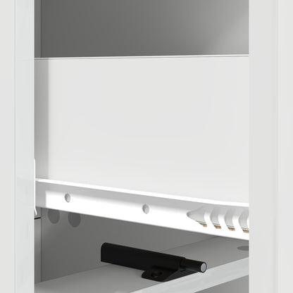 Mobile con Cassetti Bianco Lucido 33 x 34,5 x 92 cm | homemem39