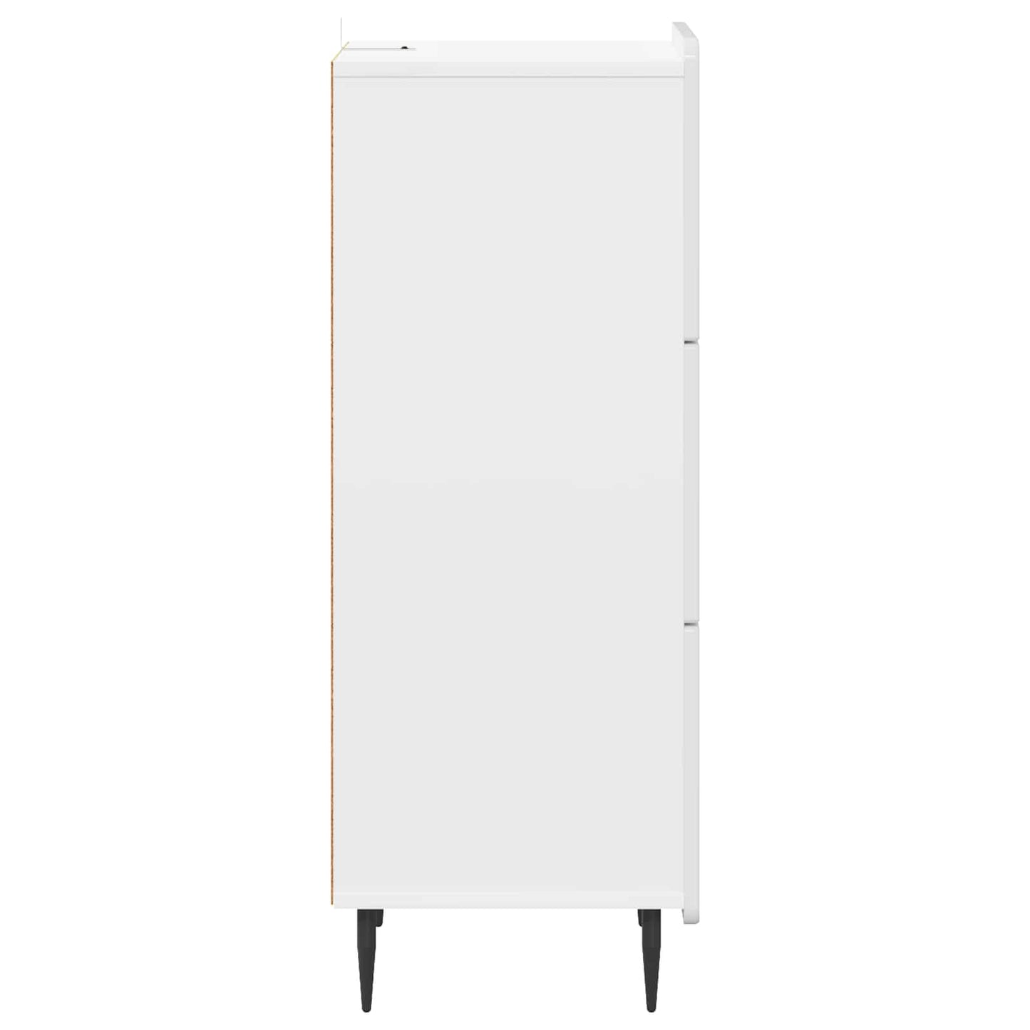 Mobile con Cassetti Bianco Lucido 33 x 34,5 x 92 cm