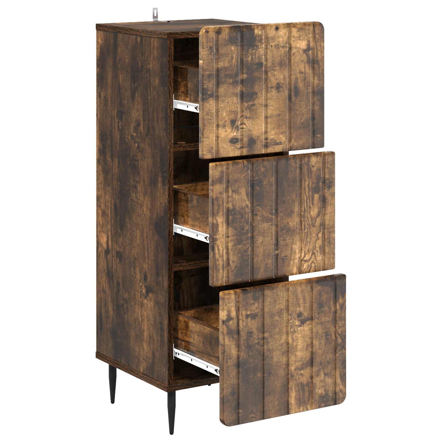Mobile con Cassetti Rovere Fumo 33 x 34,5 x 92 cm | homemem39