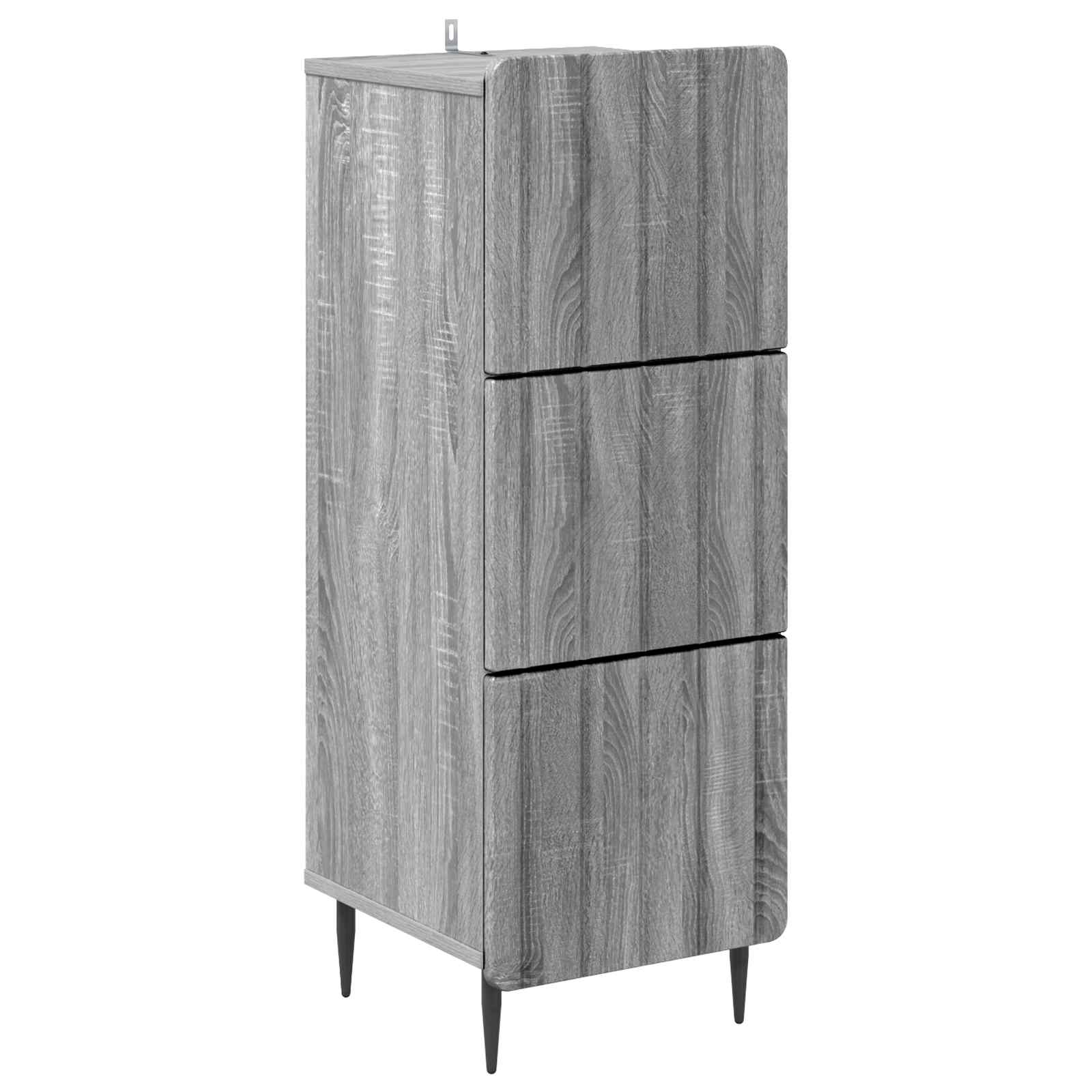 Mobile con Cassetti Grigio Sonoma 33 x 34,5 x 92 cm | homemem39
