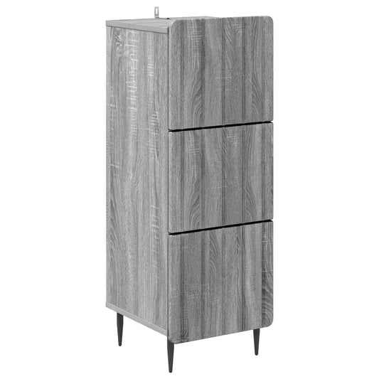 Mobile con Cassetti Grigio Sonoma 33 x 34,5 x 92 cm | homemem39