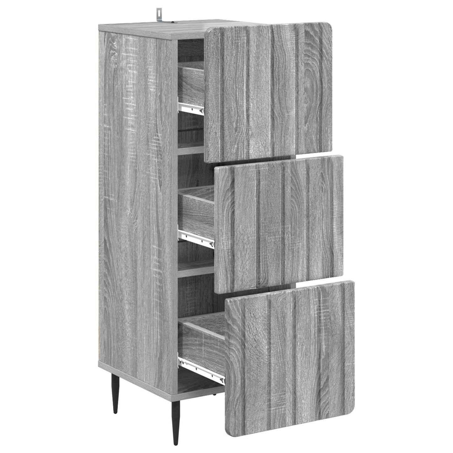Mobile con Cassetti Grigio Sonoma 33 x 34,5 x 92 cm | homemem39