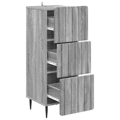 Mobile con Cassetti Grigio Sonoma 33 x 34,5 x 92 cm | homemem39
