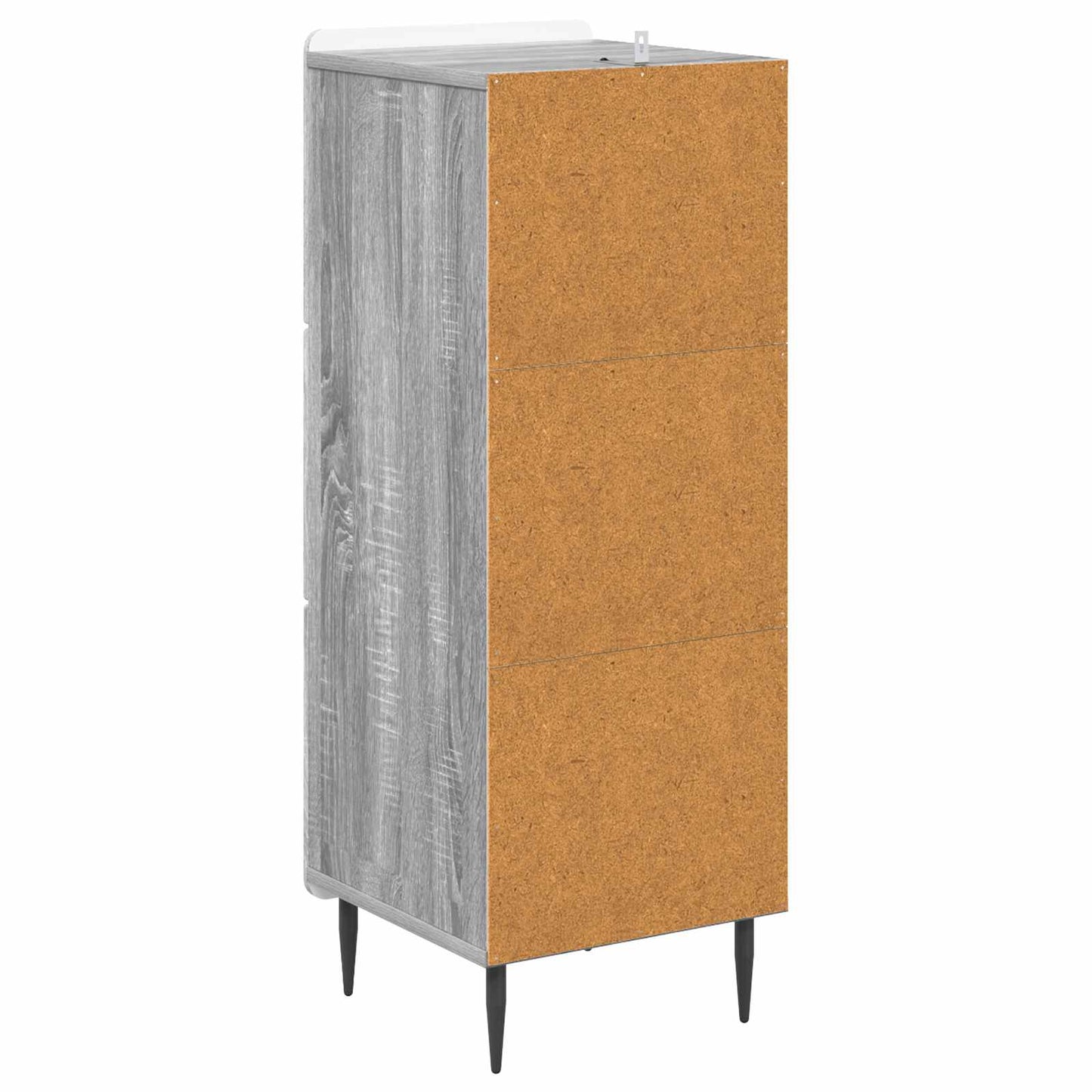 Mobile con Cassetti Grigio Sonoma 33 x 34,5 x 92 cm
