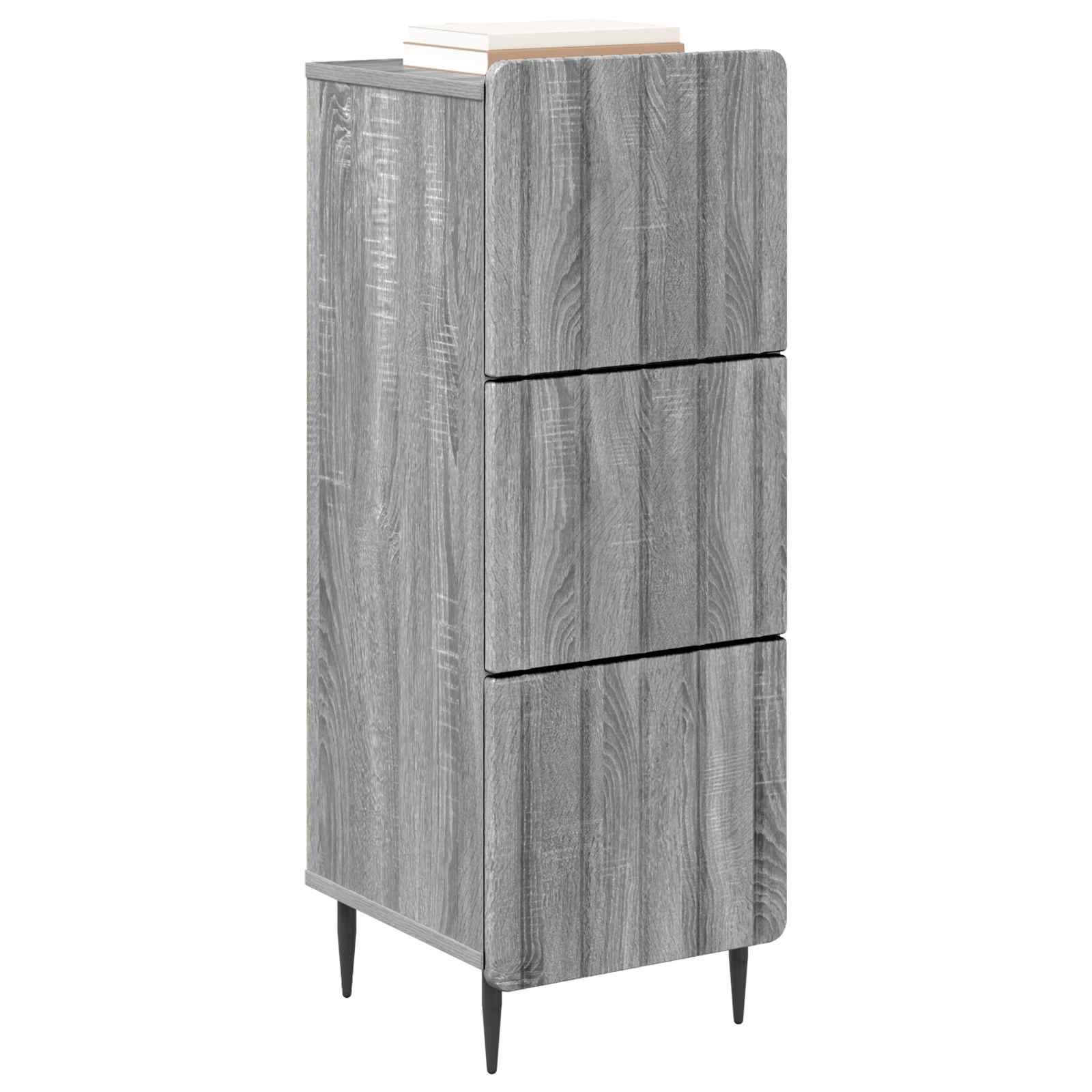 Mobile con Cassetti Grigio Sonoma 33 x 34,5 x 92 cm | homemem39