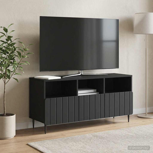 Mobile TV Nero 102 x 34,5 x 50 cm Legno ingegnerizzato