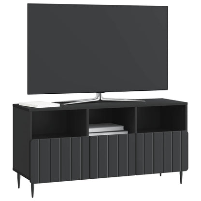 Mobile TV Nero 102 x 34,5 x 50 cm Legno ingegnerizzato