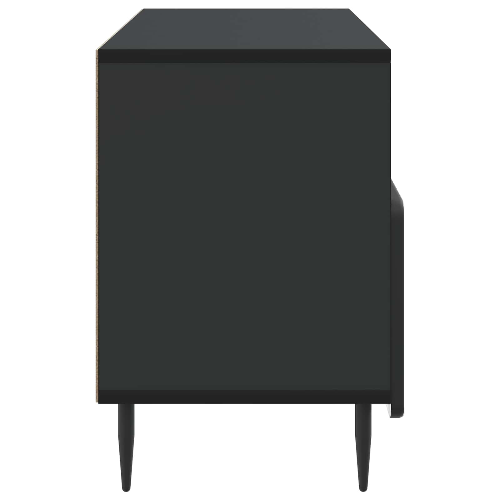 Mobile TV Nero 102 x 34,5 x 50 cm Legno ingegnerizzato | homemem39