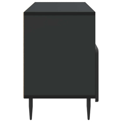 Mobile TV Nero 102 x 34,5 x 50 cm Legno ingegnerizzato | homemem39
