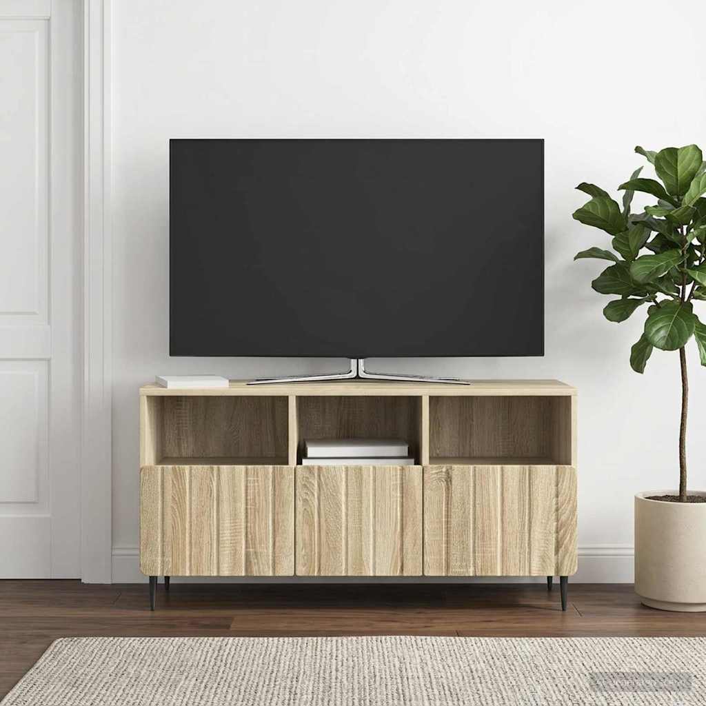 Mobile TV Rovere Sonoma 102 x 34,5 x 50 cm Legno ingegnerizzato