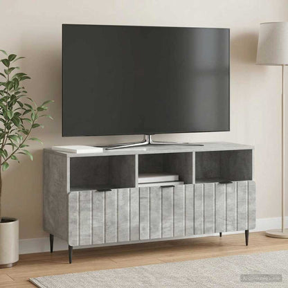 Mobile TV con cassetto Grigio Cemento 102 x 34,5 x 50 cm