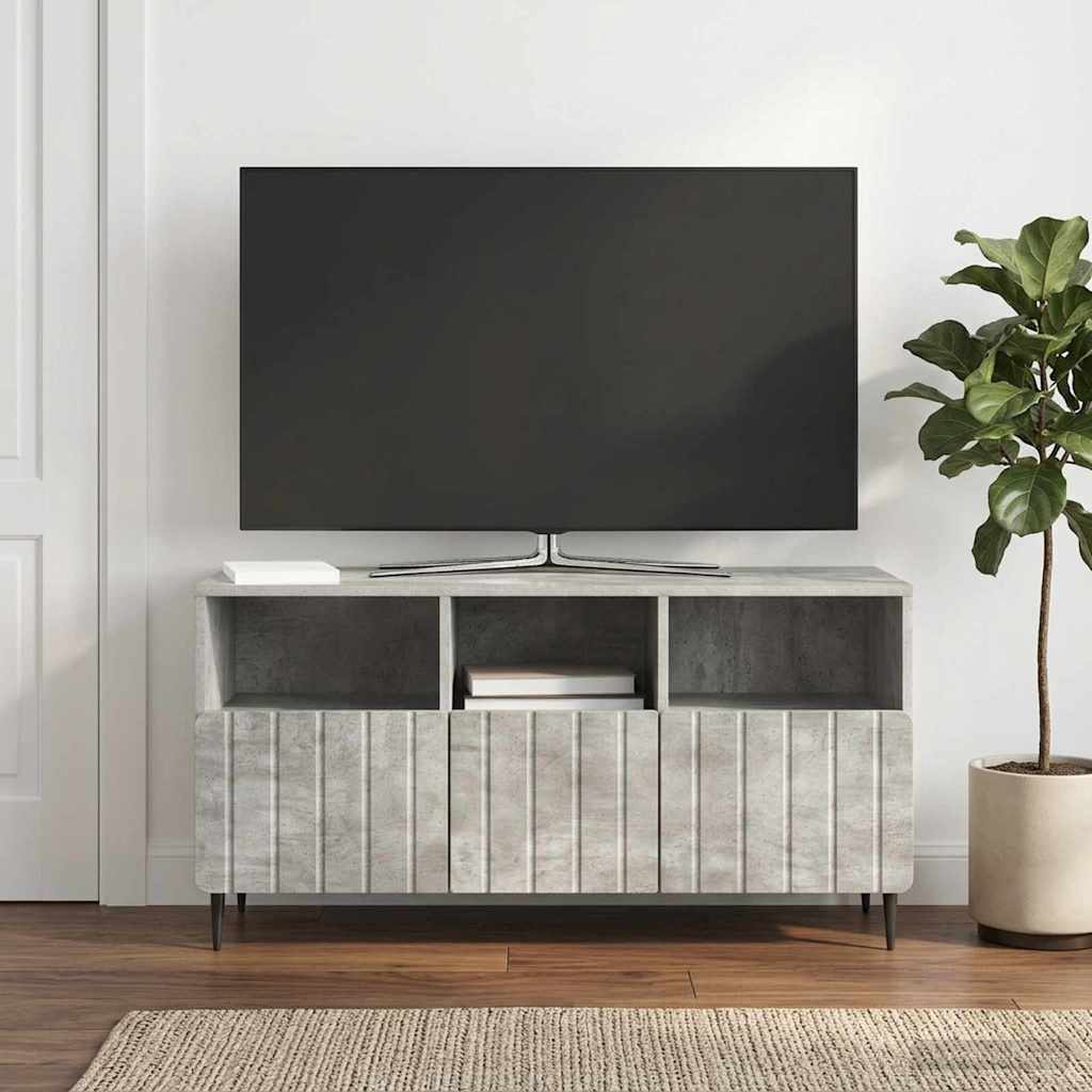 Mobile TV con cassetto Grigio Cemento 102 x 34,5 x 50 cm