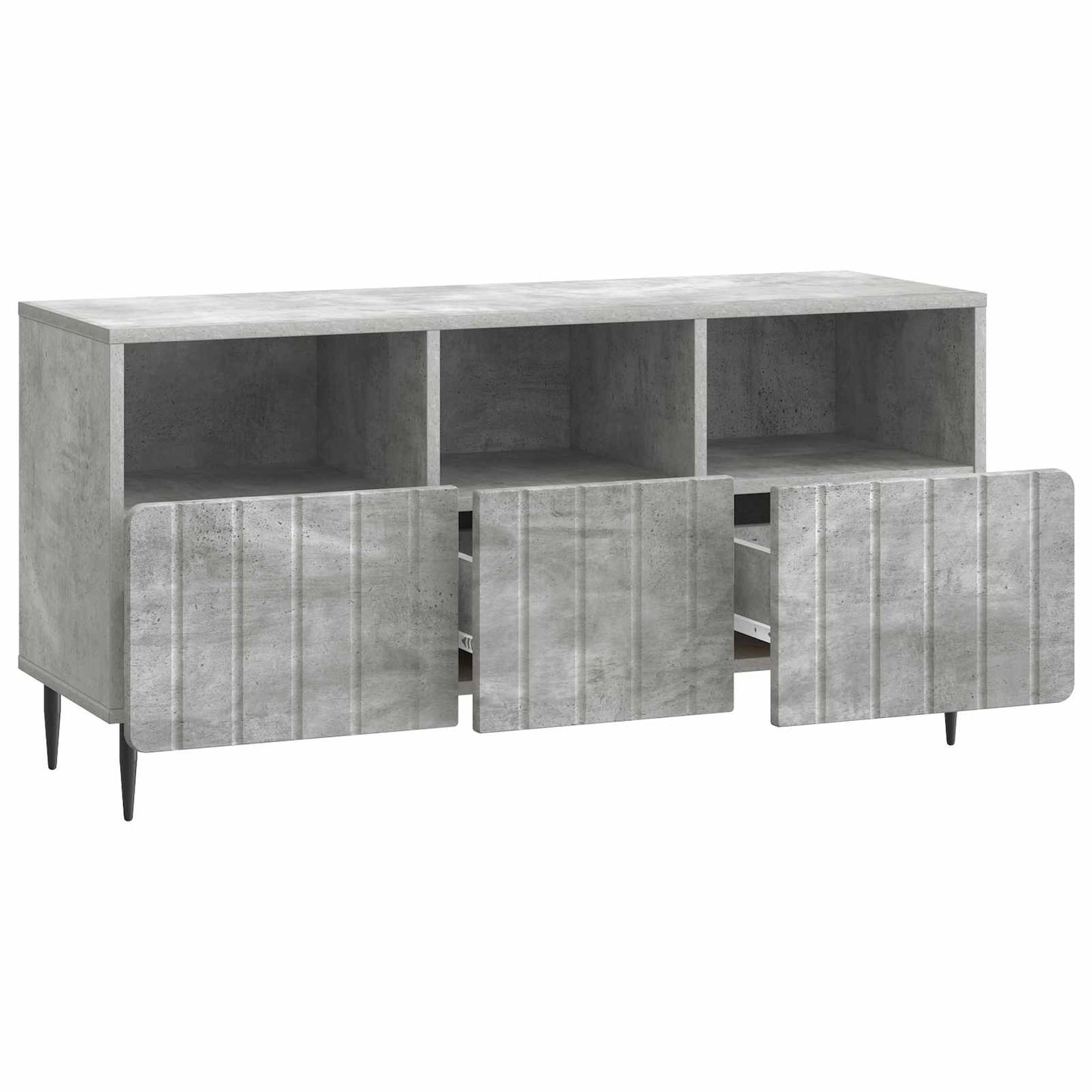Mobile TV con cassetto Grigio Cemento 102 x 34,5 x 50 cm