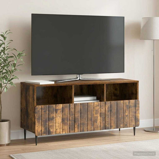 Mobile TV Rovere Fumo 102 x 34,5 x 50 cm Legno ingegnerizzato