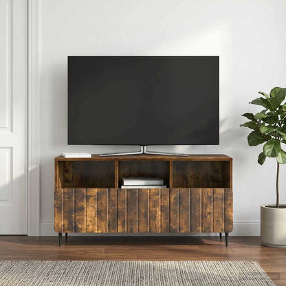 Mobile TV Rovere Fumo 102 x 34,5 x 50 cm Legno ingegnerizzato