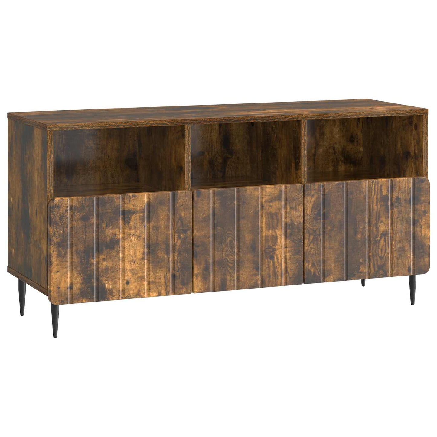 Mobile TV Rovere Fumo 102 x 34,5 x 50 cm Legno ingegnerizzato | homemem39