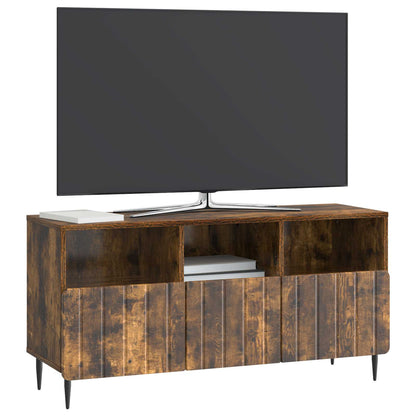 Mobile TV Rovere Fumo 102 x 34,5 x 50 cm Legno ingegnerizzato | homemem39