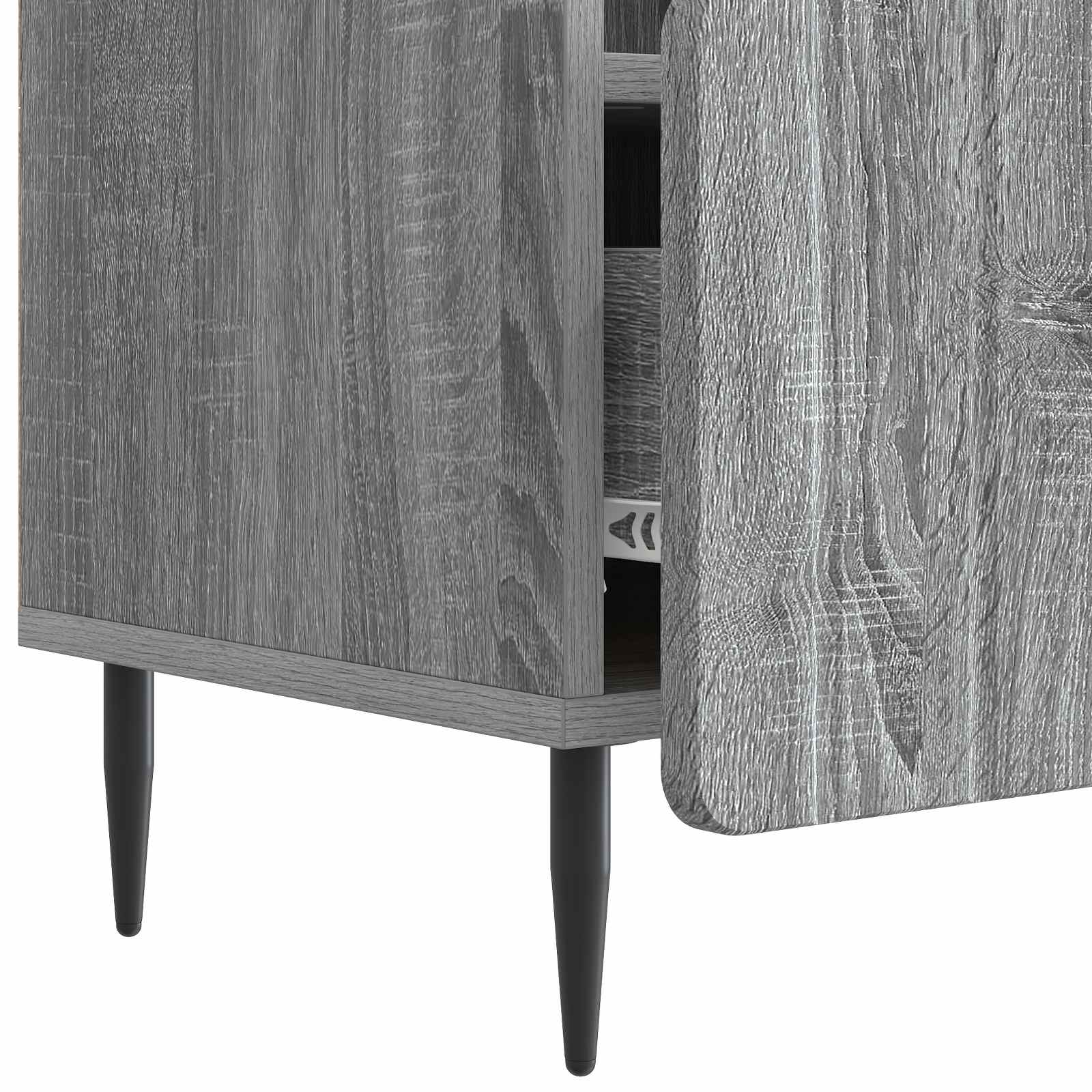Mobile TV Grigio Sonoma 102 x 34,5 x 50 cm Legno ingegnerizzato | homemem39