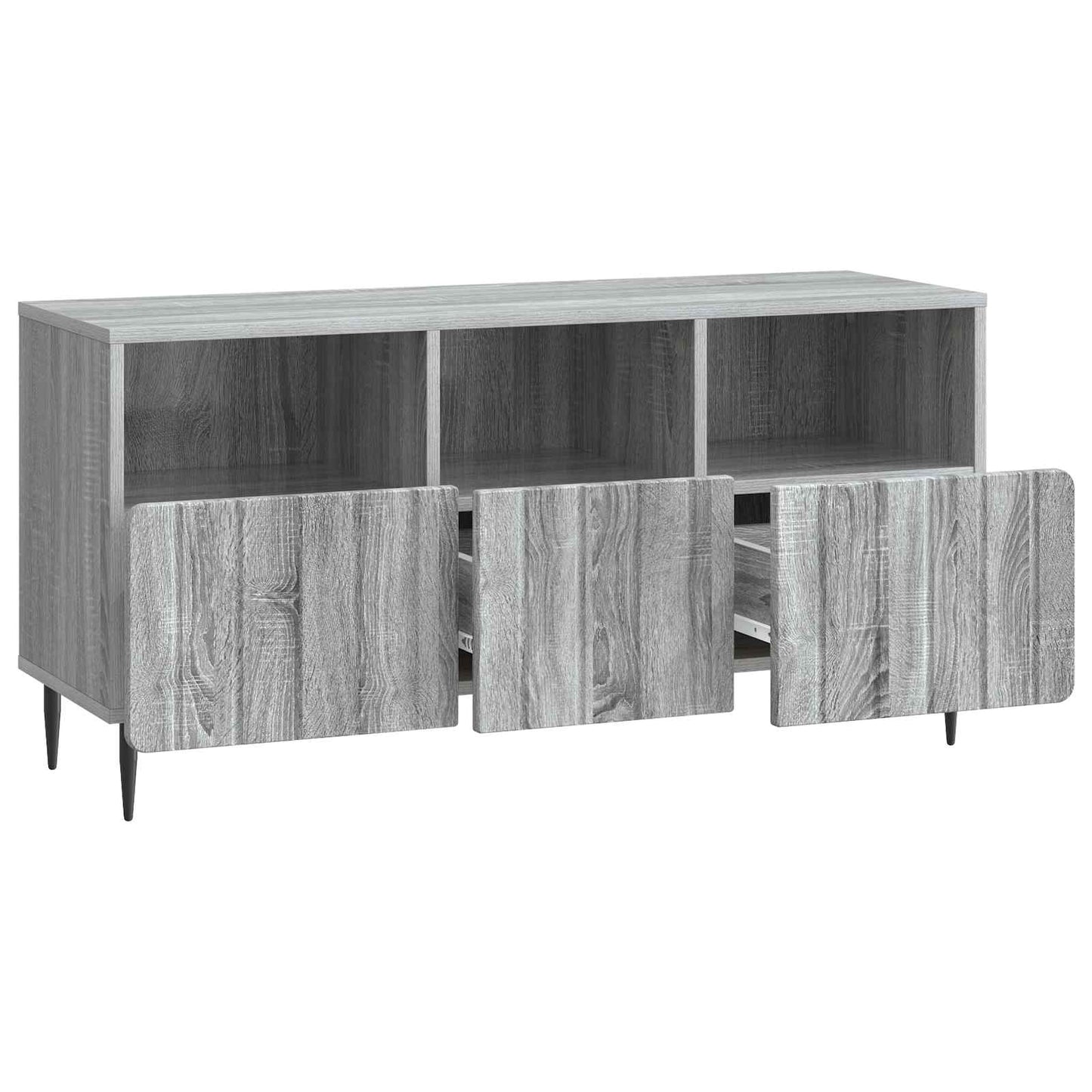 Mobile TV Grigio Sonoma 102 x 34,5 x 50 cm Legno ingegnerizzato | homemem39