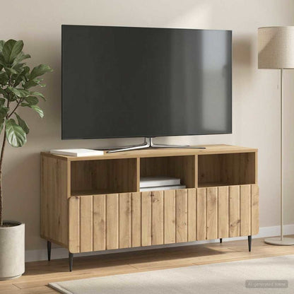 Mobile TV con cassetto Rovere Artigianale 102 x 34,5 x 50 cm