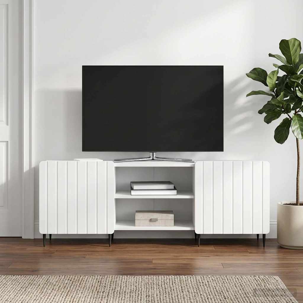 Mobile TV Bianco 150 x 31 x 52 cm Legno ingegnerizzato