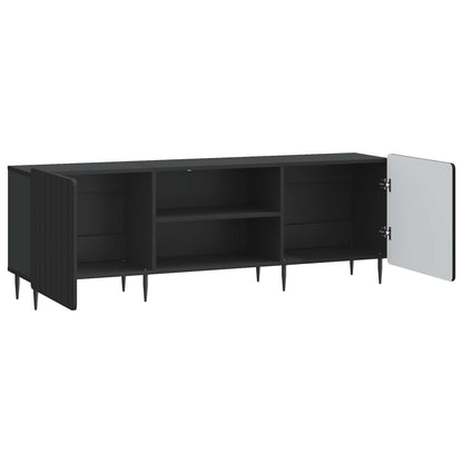 Mobile TV Nero 150 x 31 x 52 cm Legno ingegnerizzato