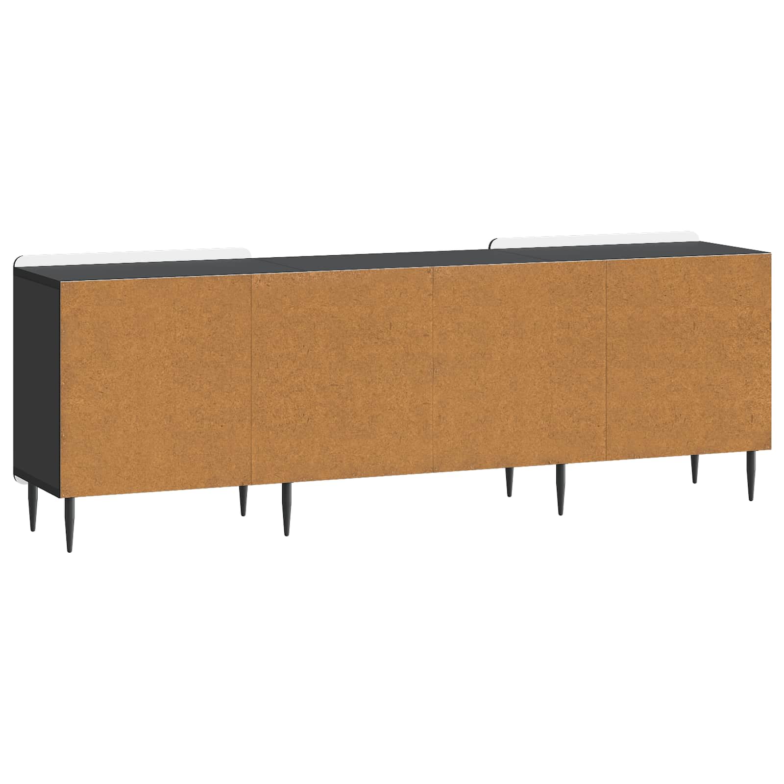 Mobile TV Nero 150 x 31 x 52 cm Legno ingegnerizzato | homemem39