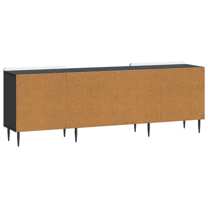 Mobile TV Nero 150 x 31 x 52 cm Legno ingegnerizzato