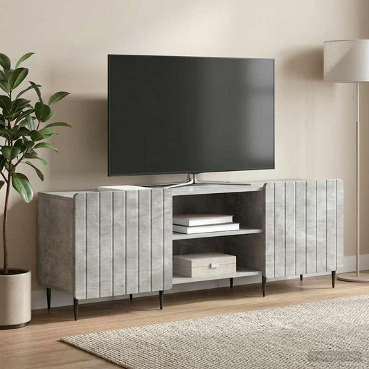 Mobile TV Grigio Cemento 150 x 31 x 52 cm Legno ingegnerizzato
