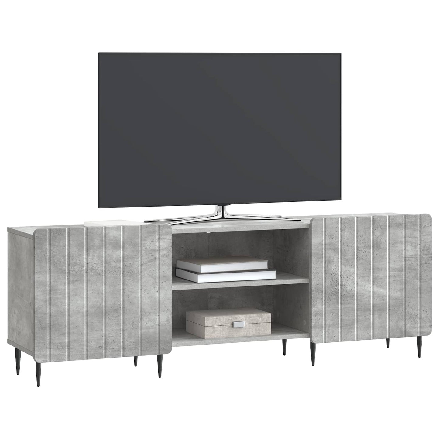 Mobile TV Grigio Cemento 150 x 31 x 52 cm Legno ingegnerizzato | homemem39