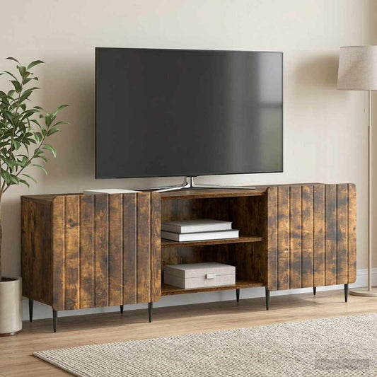 Mobile TV Rovere Fumo 150 x 31 x 52 cm Legno ingegnerizzato