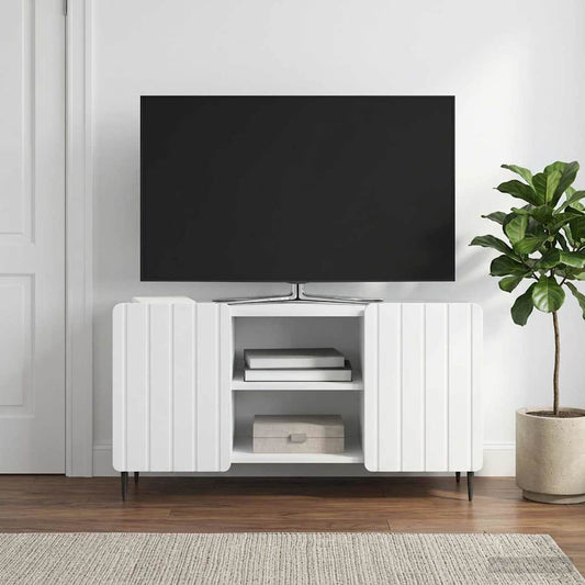Mobile TV Bianco 102 x 34,5 x 52 cm Legno ingegnerizzato | homemem39