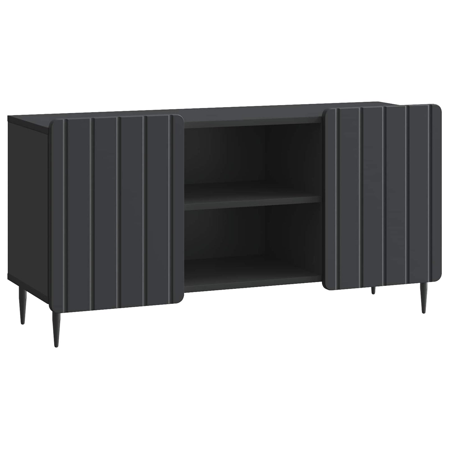 Mobile TV Nero 102 x 34,5 x 52 cm Legno ingegnerizzato | homemem39