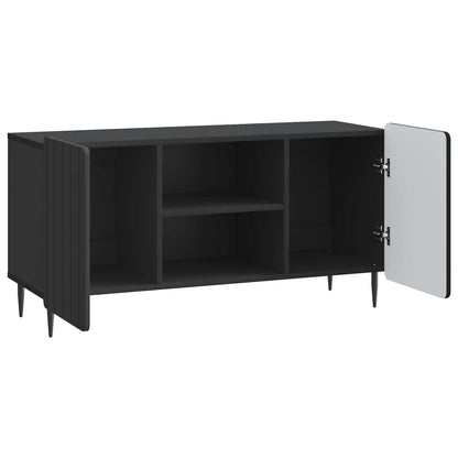 Mobile TV Nero 102 x 34,5 x 52 cm Legno ingegnerizzato | homemem39