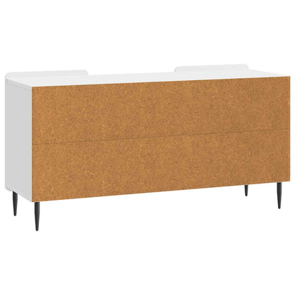 Mobile TV Bianco Lucido 102 x 34,5 x 52 cm Legno ingegnerizzato
