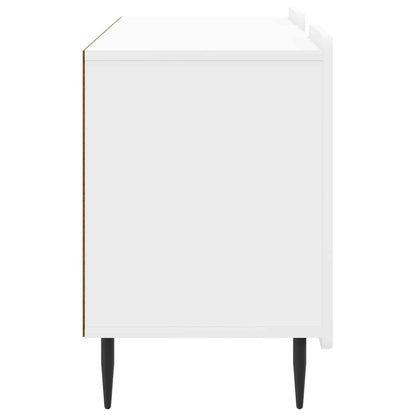 Mobile TV Bianco Lucido 102 x 34,5 x 52 cm Legno ingegnerizzato | homemem39