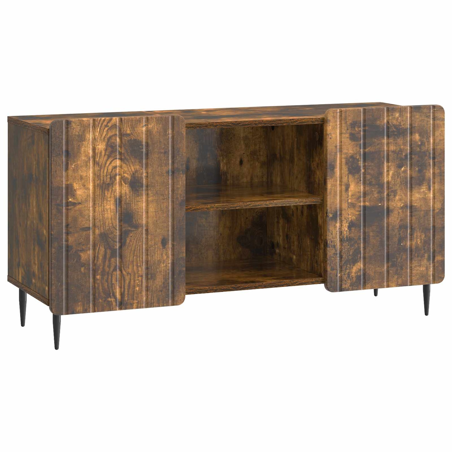 Mobile TV Rovere Fumo 102 x 34,5 x 52 cm Legno ingegnerizzato | homemem39