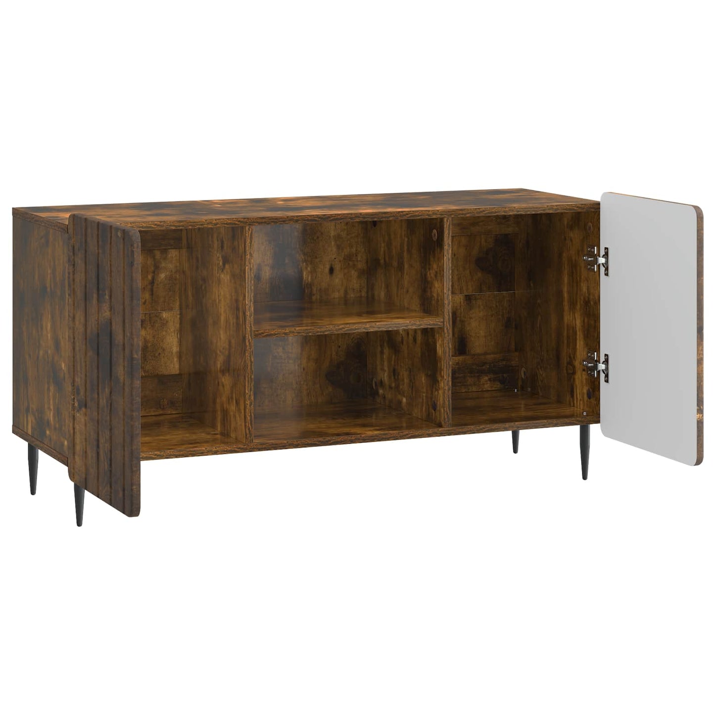 Mobile TV Rovere Fumo 102 x 34,5 x 52 cm Legno ingegnerizzato