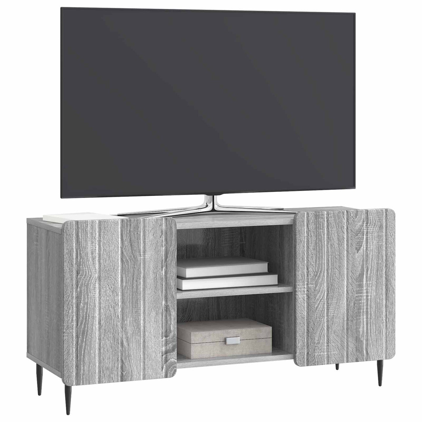 Mobile TV Grigio Sonoma 102 x 34,5 x 52 cm Legno ingegnerizzato | homemem39