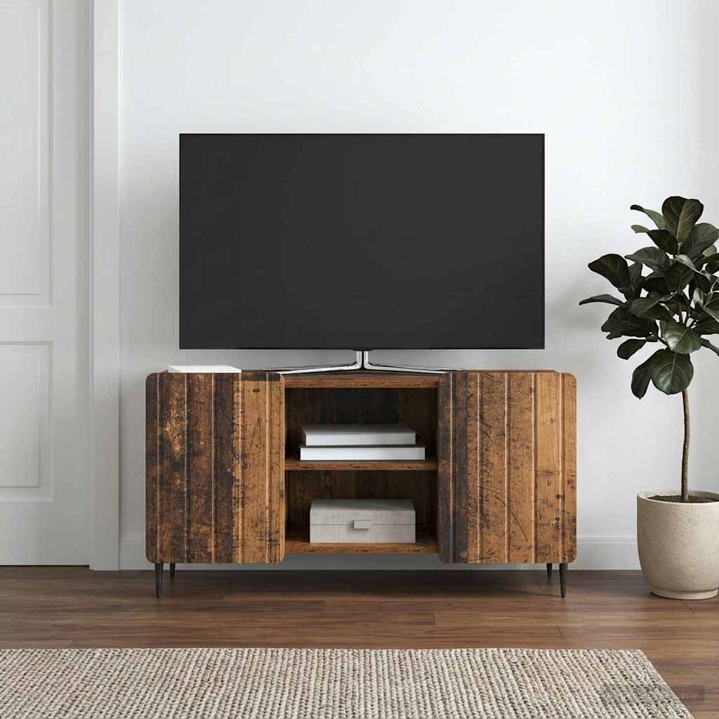 Mobile TV Legno antico 102 x 34,5 x 52 cm Legno ingegnerizzato